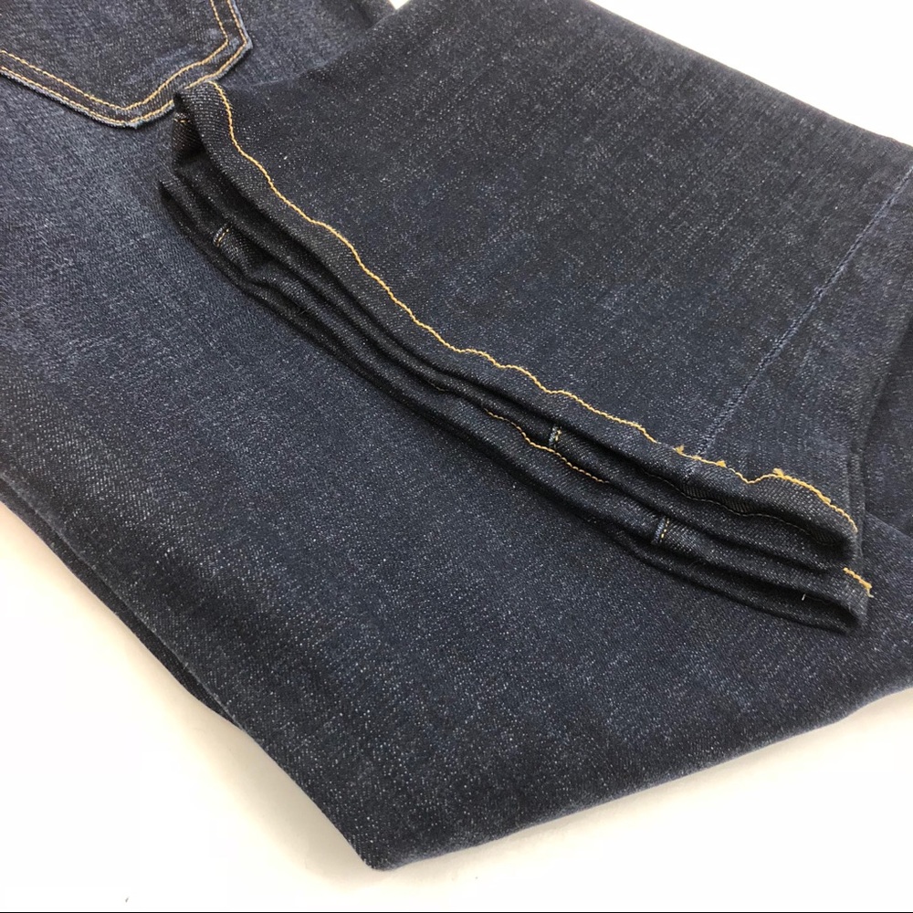 Joie Ravine Mid Rise Flare Jeans: Dark Wash - Picture 7 of 8